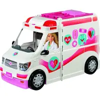 Mattel Kit de jeu ambulance 2 en 1 (avec sons et lumières)