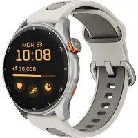 Myphone , smartwatch de sport avec surveillance de la santé étanche à 30 m, gris jaune