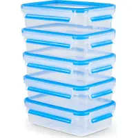 EMSA CLIP & CLOSE FRISCHHALTEDOSEN 5-teiliges SET 0,8L N10307 3110600640 4009049535012