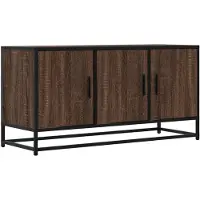 vidaXL Armoire TV marron aspect chêne 100x35x50 cm Bois composite