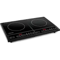 Esperanza Plaque de cuisson EKH008, noire, à induction, 2 zones de pose
