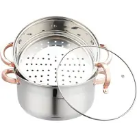 Klausberg Cuit-vapeur 24 cm Acier Inoxydable Rose Gold