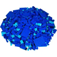 LEGO Briques spéciales Mélange bleu NOUVEAU Quantité 50x - Chaque mélange est composé individuellement