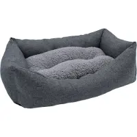 Spetebo Panier pour animaux domestiques ADA - douillet / lavable / avec coussin intérieur - env. 60 x 45 cm