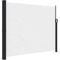 Syfax Auvent latéral rétractable blanc 160x600 cm