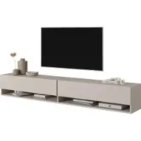 Selsey MIRRGO - Meuble TV 200 cm taupe
