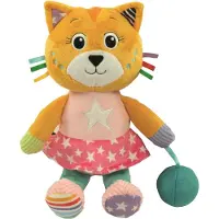 Clementoni Clemmy baby - Ma première peluche - Chat dans une boîte cadeau