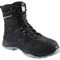 Runnex Bottes de sécurité à lacets S3S ESD pour l'hiver SpecialStar, noir/gris