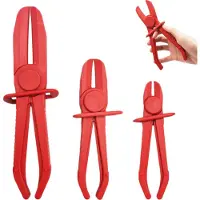 MMOBIEL 3x Jeu de pinces à colliers de serrage Jeu de pinces à colliers de serrage - Rouge