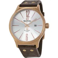 Tw steel Montre Homme Tw Steel TW1304 Noir - Quartz - Alphanumérique - Cuir