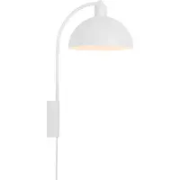 Nordlux Ellen - applique murale avec interrupteur - 26 x 26 x 43 cm - laiton et opale