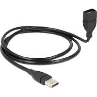 DeLOCK 1m USB 2.0 câble USB USB A Noir