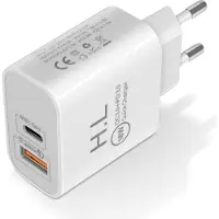 Avizar , alimentation USB-C (20W, Power Delivery, Quick Charge 3.0), blanc