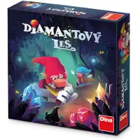 Dino Bikes Diamantový les, jeu de société dans une boîte de 24 x 24 x 6 cm