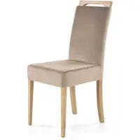 Halmar Chaise CLARION chêne miel / brun clair