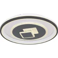 Globo Lighting Lampe de plafond Sundi blanc avec noir