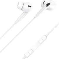 Usams Casque d'écoute stéréo Ep-41 Usb-C Blanc/Blanc Sj452Hs01