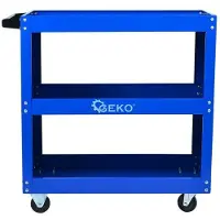 GEKO Chariot d'atelier mobile JS-17A, 3 étagères G10824
