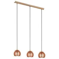 Eglo Lampe à suspendre Rocamer couleur cuivre 94591