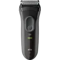 Braun Series 3 3000S Rasoir pour hommes, alimentation secteur/batterie, lavable