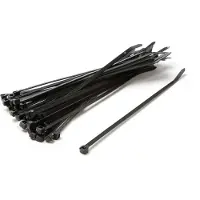 Xlc Colliers de serrage 3,5x140mm, noir (paquet de 100)