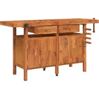 Syfax Établi avec tiroirs et étaux 162x62x83 cm Bois massif d'acacia