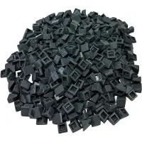 LEGO 1x1x2/3 Pavés de toit Gris foncé - 54200 NOUVEAU ! Quantité 50x
