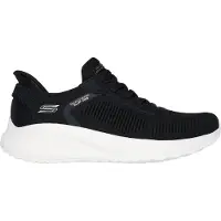 SKECHERS Slip-Ins Bobs Squad Chaos Current Muse Damen Sneaker Schwarz/Weiß