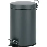 kela cosmetic bin Canosa metal grey 26cm 17cmØ 3l, 21885