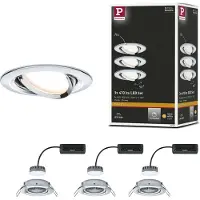 Paulmann Luminaire LED encastré Nova Plus Set de base orientable