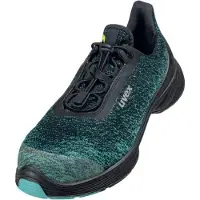 Uvex chaussures basses 1 G2 S1P noir, vert, bleu largeur 11 T. 35