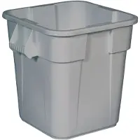 Rubbermaid FG352600GRAY conteneur BRUTE 106 litres, rectangulaire, en PP, gris