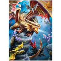 Sonstige Verlage Puzzle Anne Stokes - Clan de Dragons - 1000 pièces
