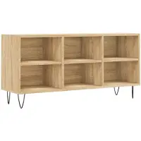 vidaXL Armoire TV Chêne Sonoma 103,5x30x50 cm Bois composite