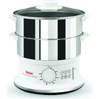 Tefal VC145 cuiseur vapeur 2 panier(s) Autonome Blanc, Acier inoxydable