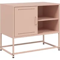 Syfax Meuble TV rose 68x39x60,5 cm acier