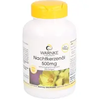 Warnke Vitalstoffe GmbH WARNKE Vitalstoffe Huile d'onagre 500 mg Softgels, 250 pcs. capsules