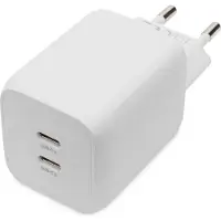 Digitus DA-10063 Chargeur USB, 2x USB-C, 65 Watt, blanc