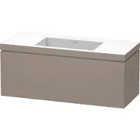 Duravit L-Cube c-bonded Ensemble suspendu, 1 tiroir, sans trop-plein, sans trou pour robinetterie, 1200x500x480mm, LC6919N4343