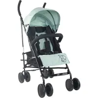 Mobiclinic Poussette pliable , dossier réglable, double système de sécurité, roues amovibles, motif éléphant