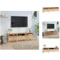 vidaXL Armoire TV Chêne Sonoma 150x30x44,5 cm Bois composite - Meuble TV