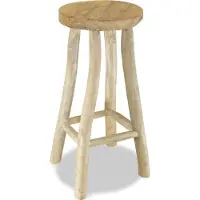 Prolenta Maison Exclusive - Tabouret de bar en teck massif