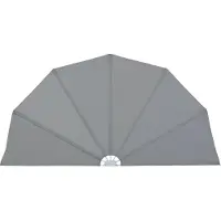 Syfax Éventail latéral de terrasse pliable Gris 200 cm