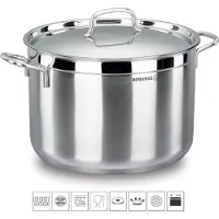 Korkmaz Alfa pot extra profond en acier inoxydable 8,5l