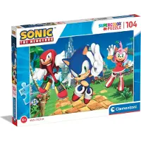 Clementoni puzzle 104 SuperKolor Sonic 27256
