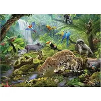 Ravensburger Puzzle des animaux de la forêt tropicale 60 pièces