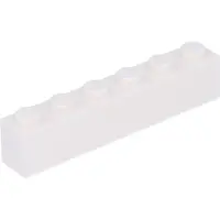 LEGO 10 pièces 3009 Brick 1x6 Part Basic Bricks 10 White
