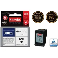 ActiveJet Cartouche d'encre AH-300BRX (compatible HP 300XL CC641EE ; qualité supérieure ; 20 ml ; noir)