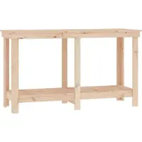 Syfax Banc de travail 140x50x80 cm Bois de pin massif