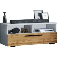 VCM Meubles Meuble Télévision | Planchers | Meuble Meuble Télévision avec espace de rangement suffisant | Dimensions H. 39 x W. 95 x D. 40 cm | Fernseh Furniture – Arila L